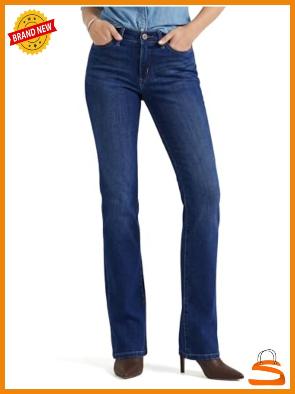 Straight Leg Jeans for Tall Women Extra Long Inseam Stretch Denim Pants